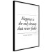 Poster Hepburn Quote - English quote on a contrasting white background 126680 additionalThumb 11
