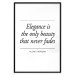 Poster Hepburn Quote - English quote on a contrasting white background 126680 additionalThumb 16