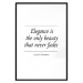 Poster Hepburn Quote - English quote on a contrasting white background 126680 additionalThumb 15