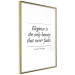 Poster Hepburn Quote - English quote on a contrasting white background 126680 additionalThumb 7