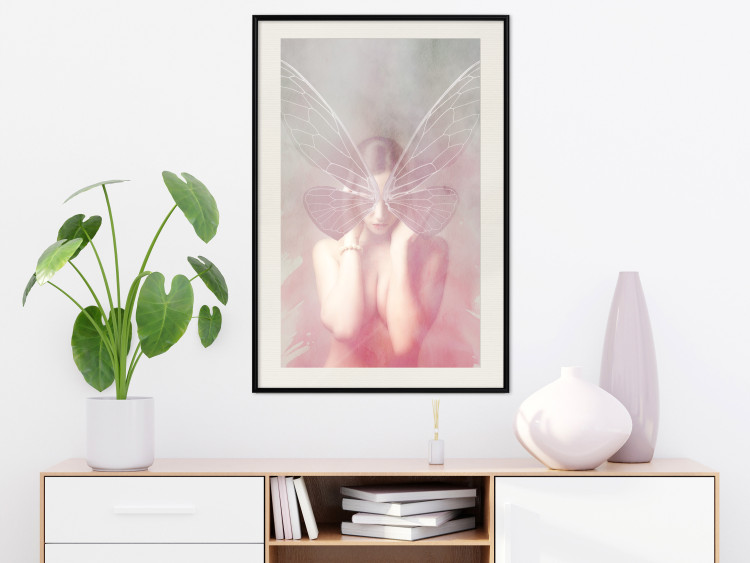 Poster Night Butterfly - abstract composition of a butterfly and a woman in the form of an act 127480 additionalImage 24