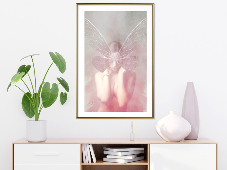 Poster Night Butterfly - abstract composition of a butterfly and a woman in the form of an act 127480 additionalImage 15