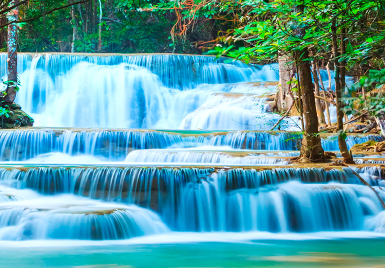 Large canvas print Sapphire Waterfalls II [Large Format] 128880 additionalImage 5