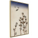Poster Cotton Branches - beautiful composition with plants and birds against a sky background 129380 additionalThumb 10