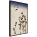 Poster Cotton Branches - beautiful composition with plants and birds against a sky background 129380 additionalThumb 13