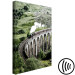Canvas Art Print Journey Through Time (1-piece) Vertical - landscape of a bridge with a train 130280 additionalThumb 6