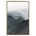 Wall Poster Parallel Ridges - dark mountain landscape against a bright light background 130380 additionalThumb 21