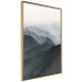 Wall Poster Parallel Ridges - dark mountain landscape against a bright light background 130380 additionalThumb 3