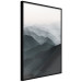 Wall Poster Parallel Ridges - dark mountain landscape against a bright light background 130380 additionalThumb 2