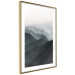 Wall Poster Parallel Ridges - dark mountain landscape against a bright light background 130380 additionalThumb 5
