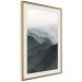 Wall Poster Parallel Ridges - dark mountain landscape against a bright light background 130380 additionalThumb 12