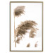 Poster Dry Wind - plant landscape in the wind on a contrasting white background 131780 additionalThumb 14