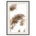 Poster Dry Wind - plant landscape in the wind on a contrasting white background 131780 additionalThumb 19
