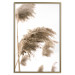 Poster Dry Wind - plant landscape in the wind on a contrasting white background 131780 additionalThumb 21
