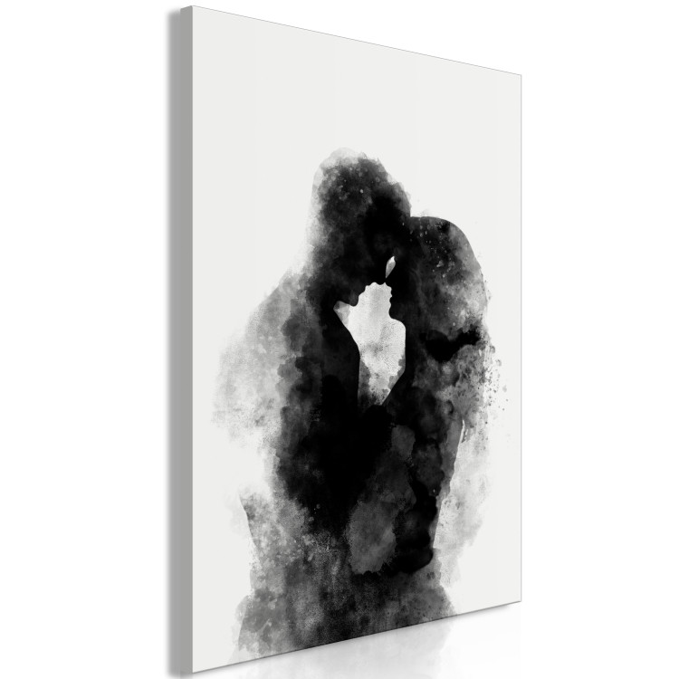Canvas Print Memory of a Kiss (1-piece) Vertical - abstract people 131980 additionalImage 2