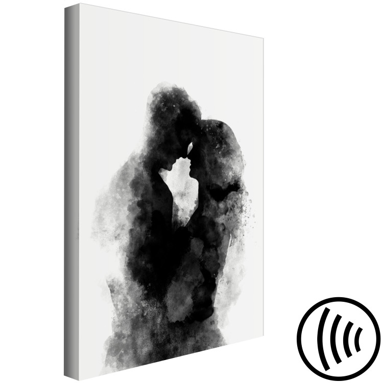 Canvas Print Memory of a Kiss (1-piece) Vertical - abstract people 131980 additionalImage 6