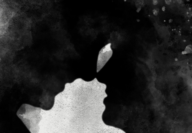 Canvas Print Memory of a Kiss (1-piece) Vertical - abstract people 131980 additionalImage 5