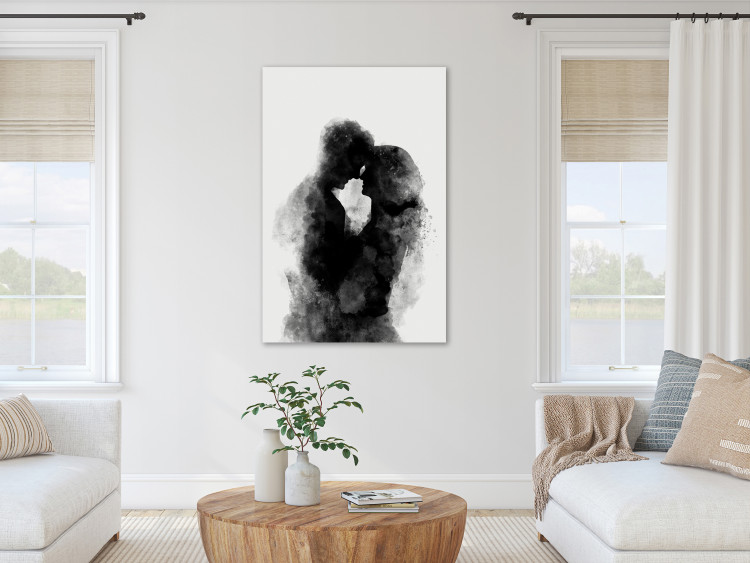 Canvas Print Memory of a Kiss (1-piece) Vertical - abstract people 131980 additionalImage 3