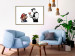 Poster Banksy: Mushroom Picker - colorful character and black policeman on a white background 132480 additionalThumb 15