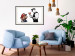 Poster Banksy: Mushroom Picker - colorful character and black policeman on a white background 132480 additionalThumb 22
