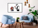 Poster Banksy: Mushroom Picker - colorful character and black policeman on a white background 132480 additionalThumb 4