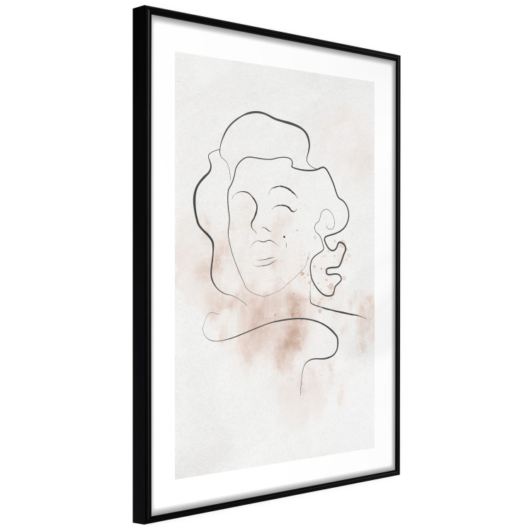 Wall Poster Star Line - abstract line art of Marilyn Monroe on a light background 134180 additionalImage 8