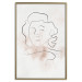 Wall Poster Star Line - abstract line art of Marilyn Monroe on a light background 134180 additionalThumb 27