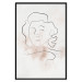 Wall Poster Star Line - abstract line art of Marilyn Monroe on a light background 134180 additionalThumb 21