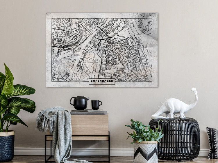 Decorative Pinboard Copenhagen Plan [Cork Map] 135180 additionalImage 4