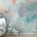 Wall Mural Dreamland - watercolour landscape with tents and balloons for children 135480 additionalThumb 4