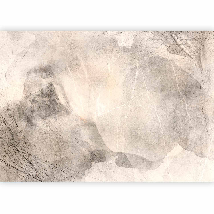Wall Mural Night abstraction - marble texture in grey with soft colours 143580 additionalImage 1