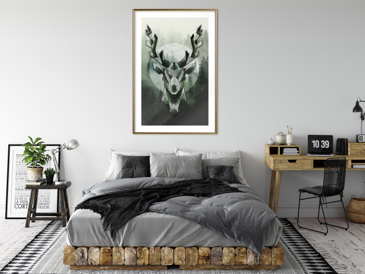 Wall Poster Green Deer [Poster] 143780 additionalImage 17