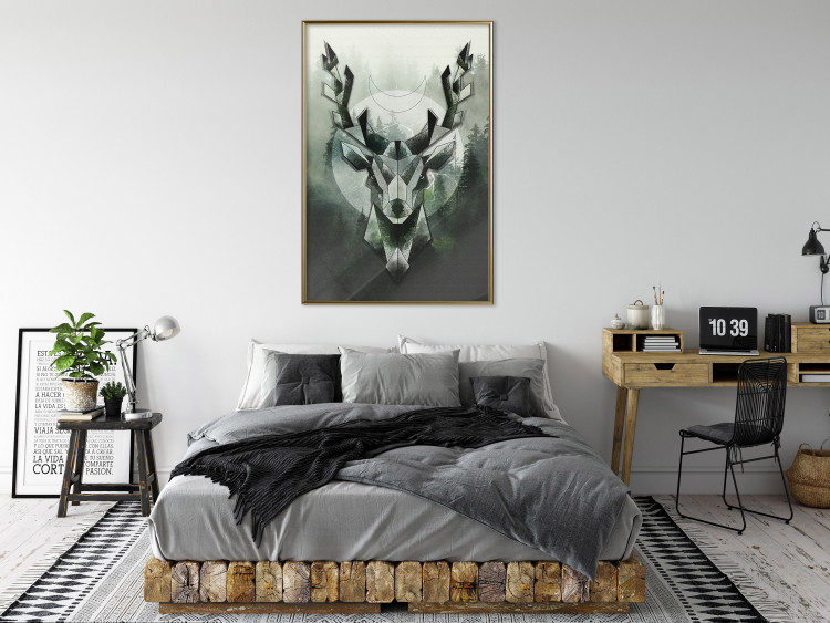 Wall Poster Green Deer [Poster] 143780 additionalImage 11
