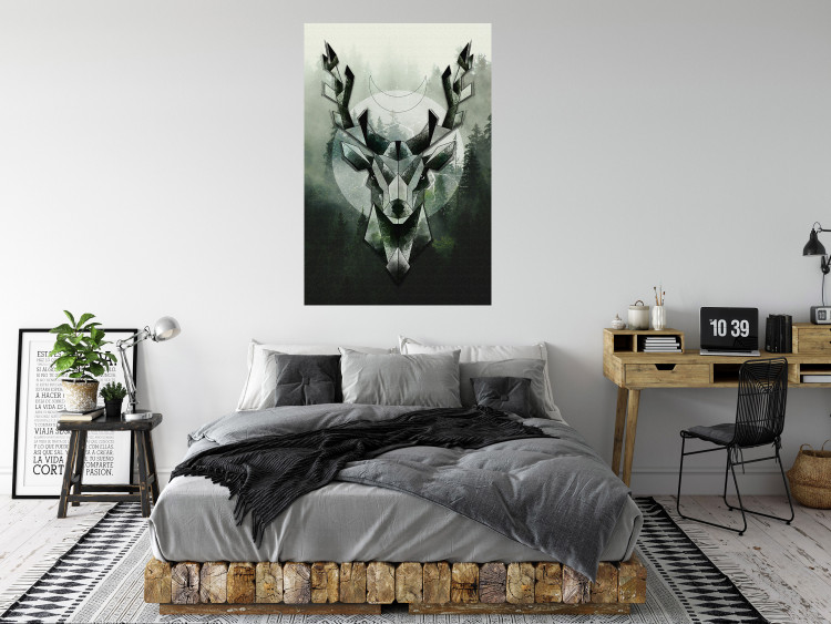 Wall Poster Green Deer [Poster] 143780 additionalImage 10