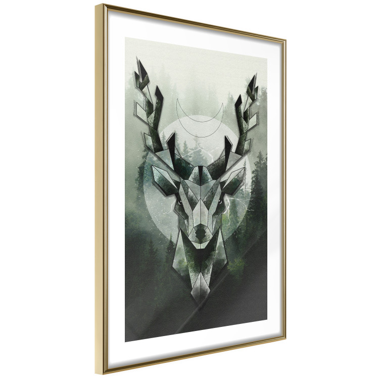 Wall Poster Green Deer [Poster] 143780 additionalImage 4