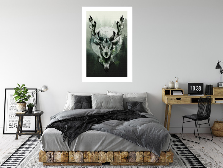 Wall Poster Green Deer [Poster] 143780 additionalImage 9