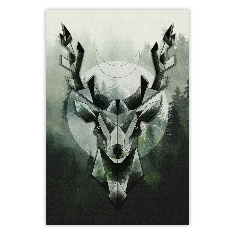 Wall Poster Green Deer [Poster] 143780