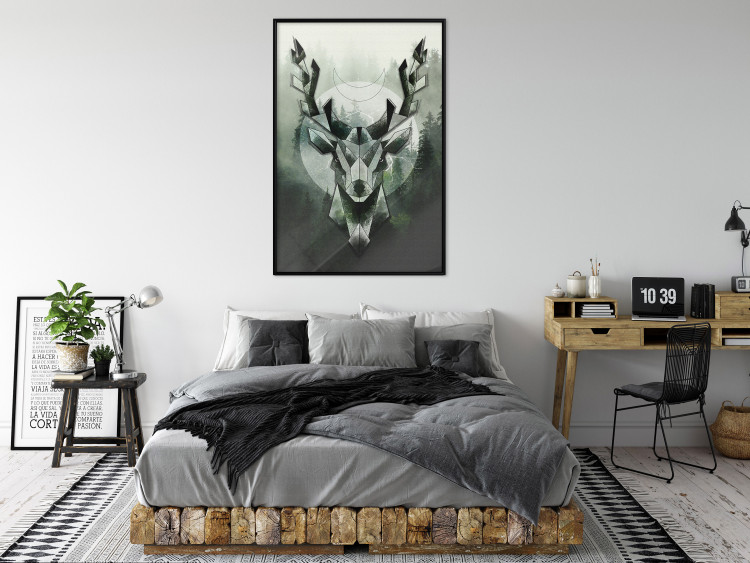 Wall Poster Green Deer [Poster] 143780 additionalImage 12