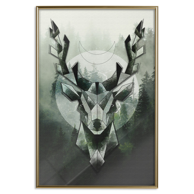 Wall Poster Green Deer [Poster] 143780 additionalImage 18