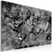 Canvas World Map: Gray Thread (3-piece) - Pollock-style artistic world 149680 additionalThumb 2