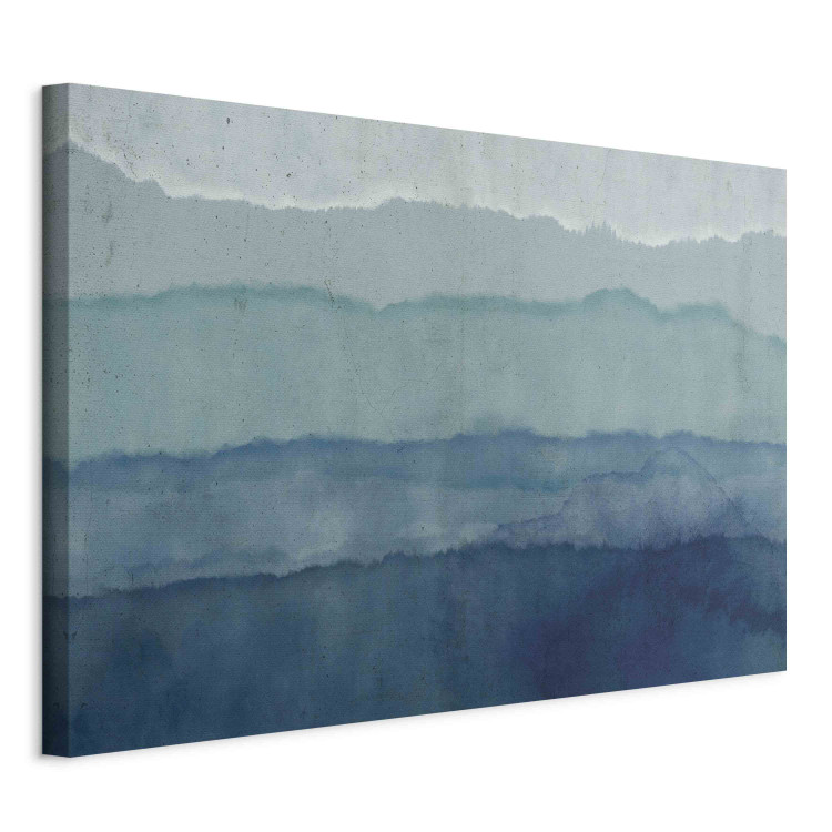 Large canvas print Harmony of Waves - Nautical Abstraction With Blue Watercolors [Large Format] 151180 additionalImage 3