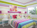 Wall Mural Bright Stripes - Background with Geometric Shape in the Form of Colorful Stripes 60780