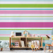 Wall Mural Bright Stripes - Background with Geometric Shape in the Form of Colorful Stripes 60780 additionalThumb 4