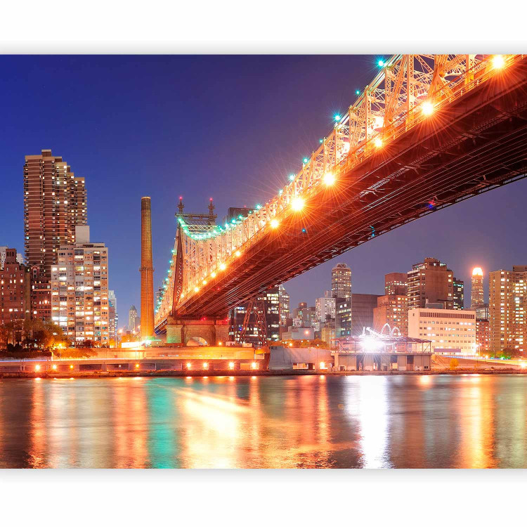 Photo Wallpaper Fiery Brooklyn Bridge 61580 additionalImage 5