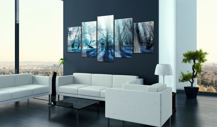 Print On Glass Blue Glade [Glass] 92380 additionalImage 3