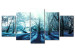 Print On Glass Blue Glade [Glass] 92380 additionalThumb 2