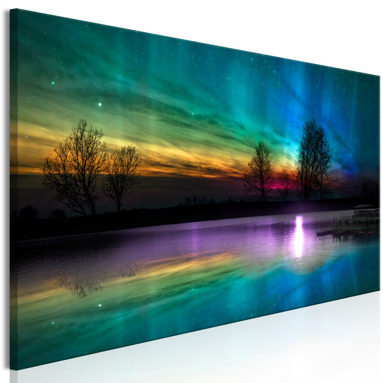 Canvas Print Rainbow Aurora (1 Part) Narrow 108490 additionalImage 2