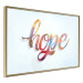 Poster Hope - simple composition with English text on a solid background 114290 additionalThumb 12