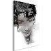 Canvas Symbol of Femininity (1-part) - Face with Black and White Accents 116390 additionalThumb 2