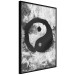 Poster Yin and Yang - black and white abstraction with the Chinese symbol of good and evil 116790 additionalThumb 10
